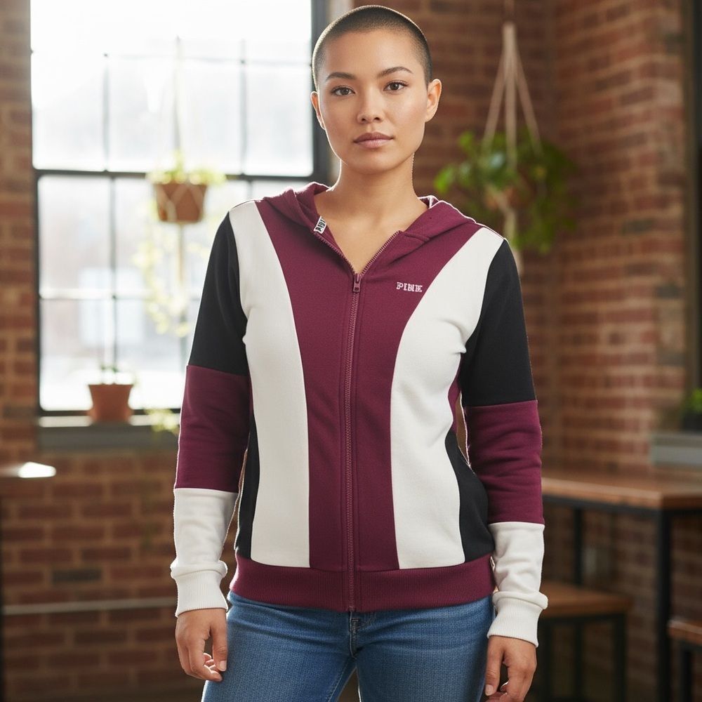‎Victoria’s Secret PINK hooded jacket sweatshirt